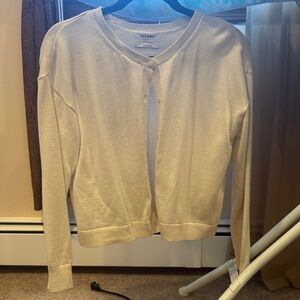Old Navy Cream Cardigan Sweater
